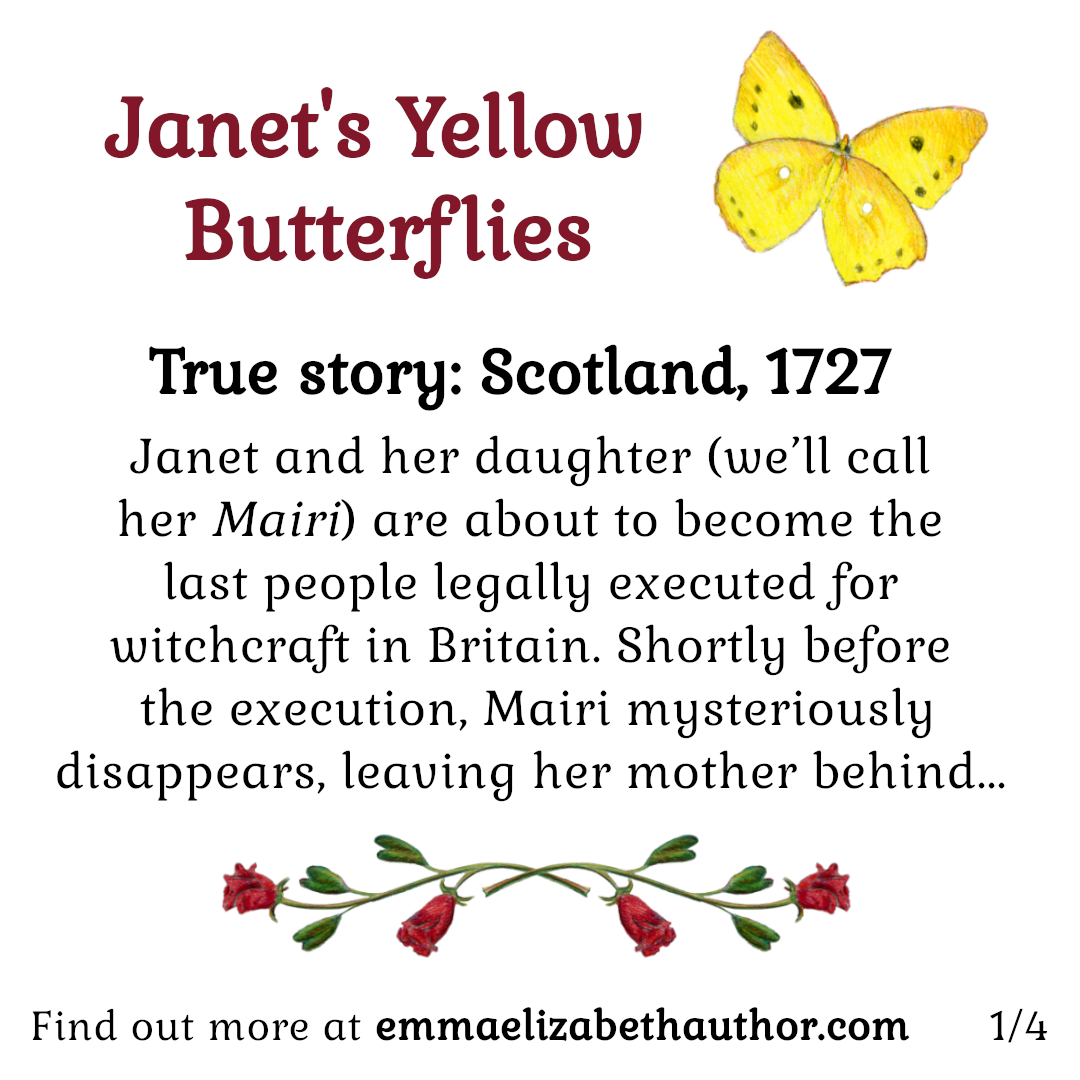 Janet's Yellow Butterflies blurb tile 1