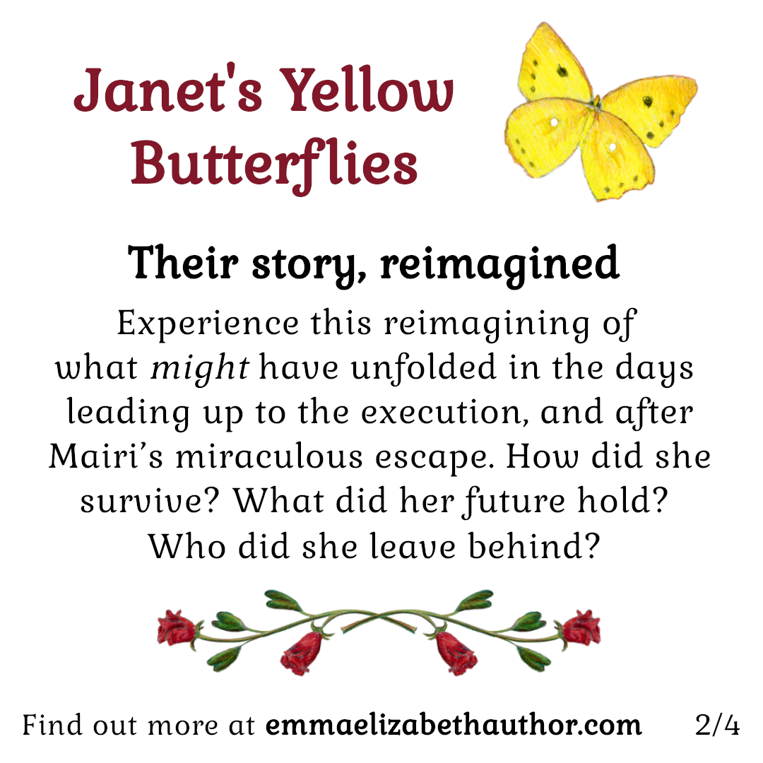 Janet's Yellow Butterflies blurb tile 2