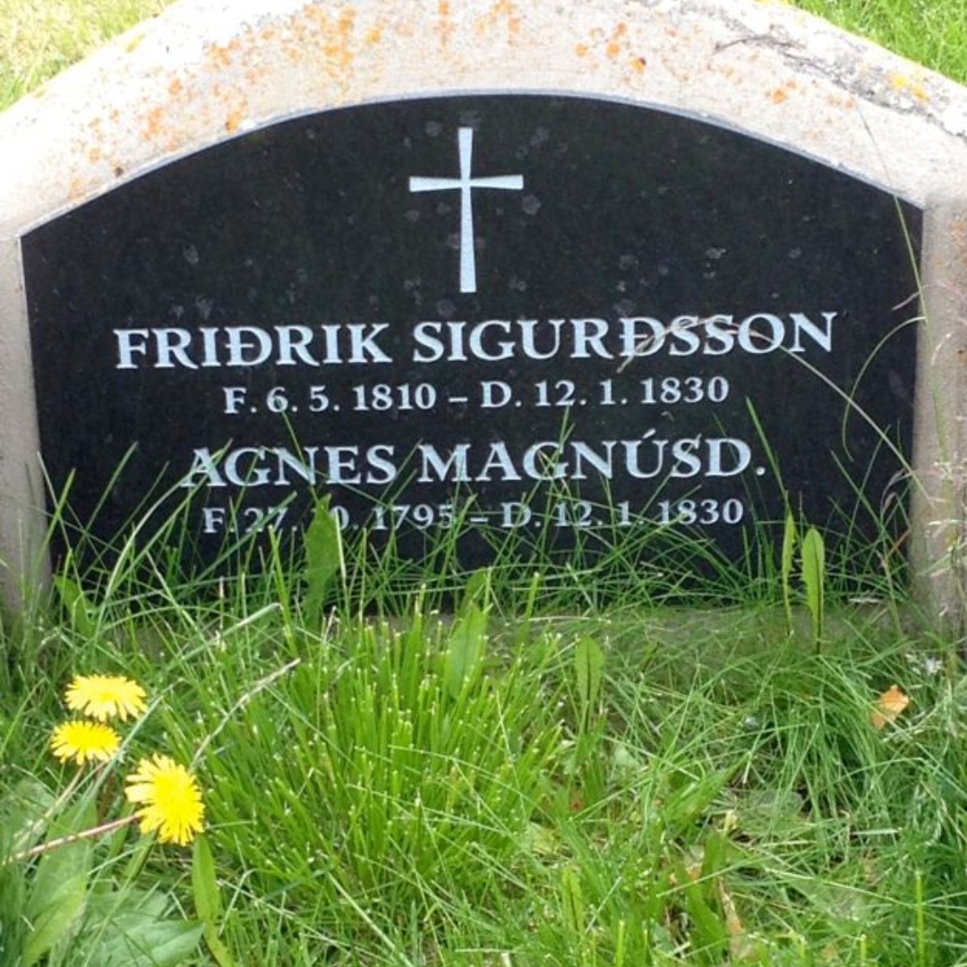 Agnes Magnúsdóttir's grave