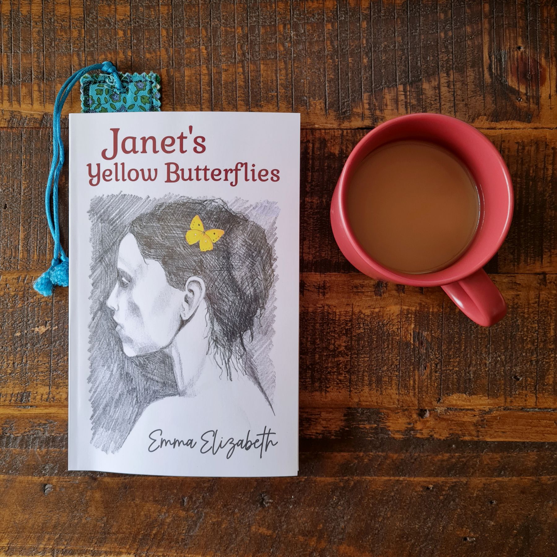 Janet's Yellow Butterflies printed proof - front cover